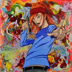 Appetite for art (technique mixte-40x40cm)